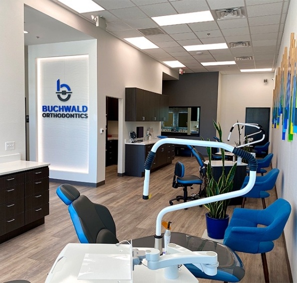 Treatment area in Prosper orthodontic office